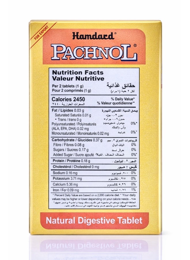 Hamdard Pachnol Tablets – Unani Herbal Remedy for Digestion & Stomach Comfort, 100’s - Image 2